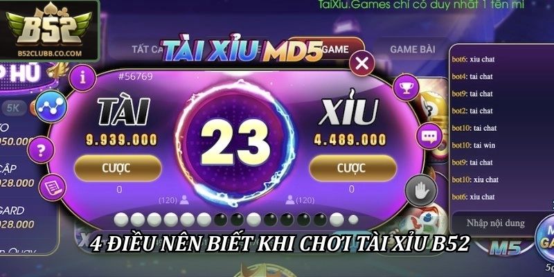 Luật Chơi Tài Xỉu B52 - Hiểu Đúng Trước Khi Tham Gia 3 4 điều nên biết khi chơi tài xỉu B52