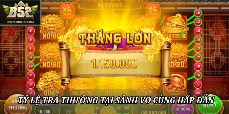 Nổ Hũ B52Club - Thế Giới Slot Game Đổi Thưởng Đỉnh Cao 2 Tỷ lệ trả thưởng tại sảnh vô cùng hấp dẫn