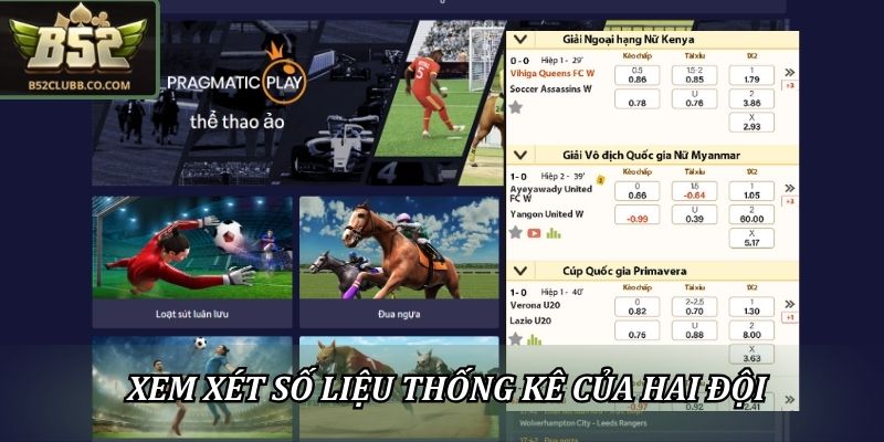 Tỷ Lệ Thắng Tài Xỉu B52club - Bí Quyết Đánh Đâu Trúng Đó 2 Xem xét số liệu thống kê của hai đội